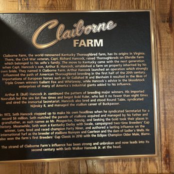 Claiborne Farm - Horse Racing Near Me - Paris, Kentucky