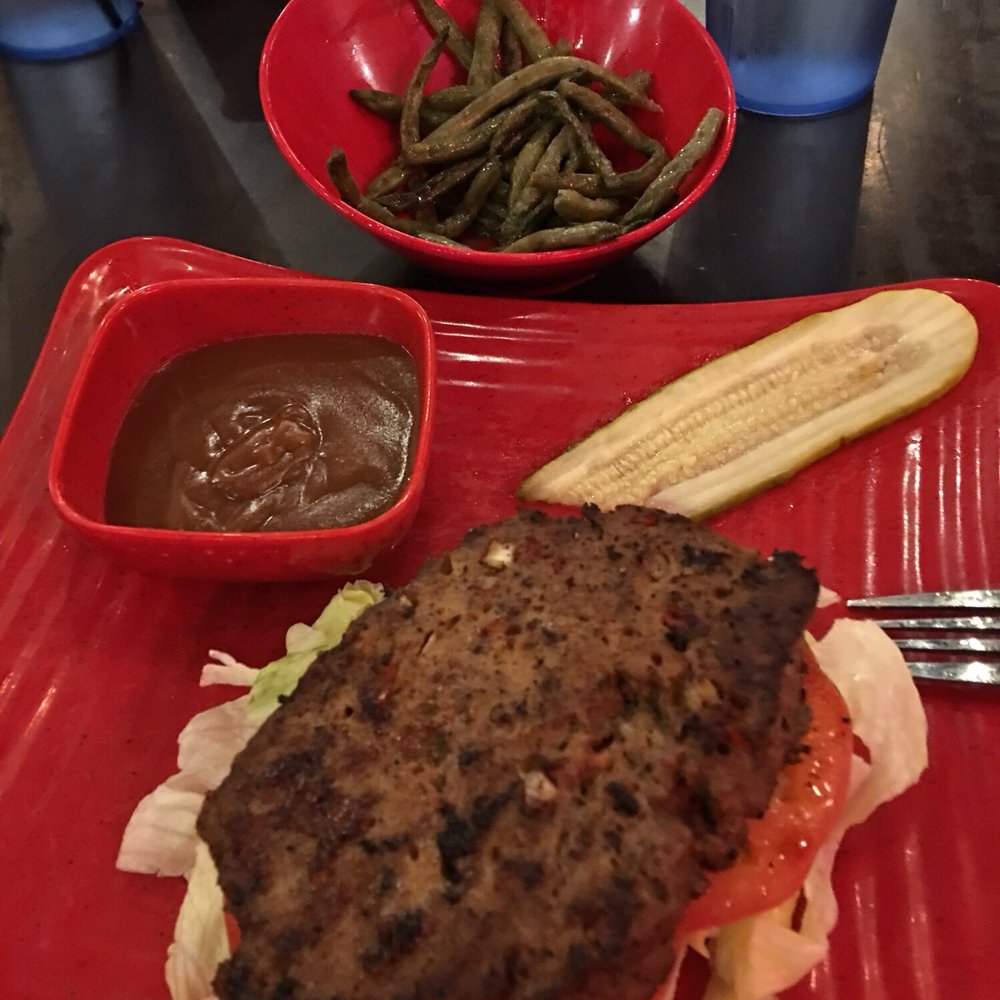 Ole Red - Meatloaf sandwich minus the bread - Bars Near Me - Tishomingo, Oklahoma