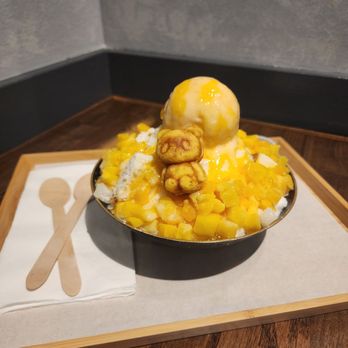 Bingsu Tea - Mango bingsu - Bubble Tea Near Me - Sacramento, California