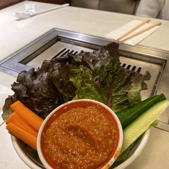 Anjin - #32 Red Leaf Lettuce w/Home Made Miso - Japanese Near Me - Costa Mesa, California Anjin - #32 Red Leaf Lettuce w/Home Made Miso - Japanese Near Me - Costa Mesa, California