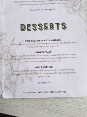 Menu photo 3 Lil Miss Collins Parramatta, NSW