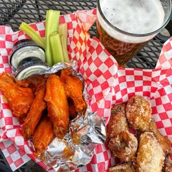 Cluck Chicken - Buffalo and Garlic Parm wings