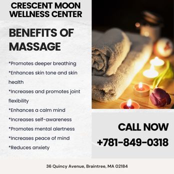 Crescent Moon Wellness Center - Massage Near Me - Braintree, Massachusetts