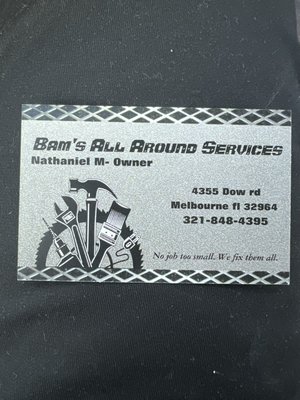 Bam’s all around services