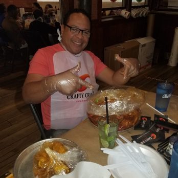 Crafty Crab - Kids got fried shrimp and seasoned fries - Seafood Near Me - Lauderhill, Florida