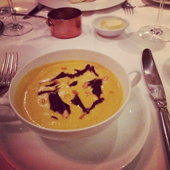 Clos Maggiore - Roasted Pumpkin and Pine Nut Soup. - French Near Me - London, XGL
