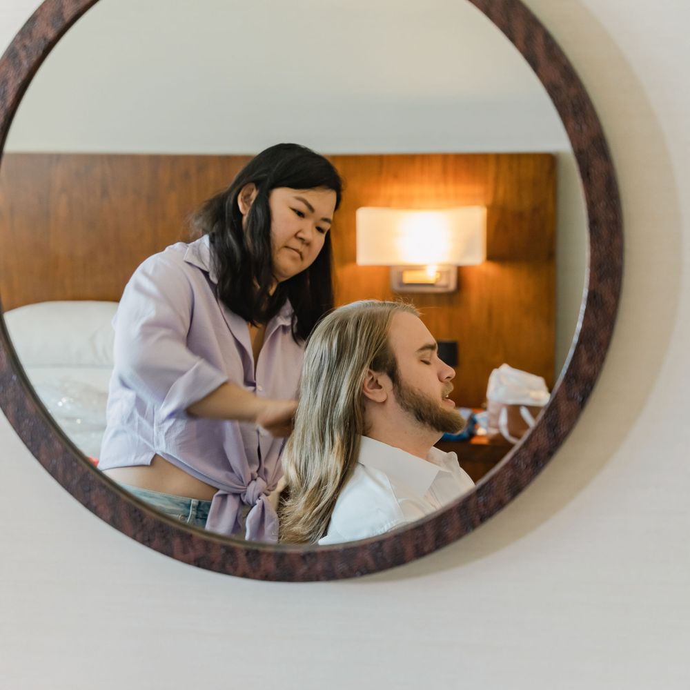 Quendie Joy - My husband getting the grooming package - Makeup Artists Near Me Quendie Joy - My husband getting the grooming package - Makeup Artists Near Me