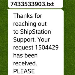 ShipStation - Texts I'm receiving