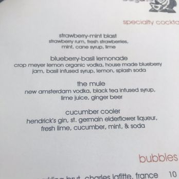 Bagatelle - Drink menu - Seafood Near Me - Key West, Florida