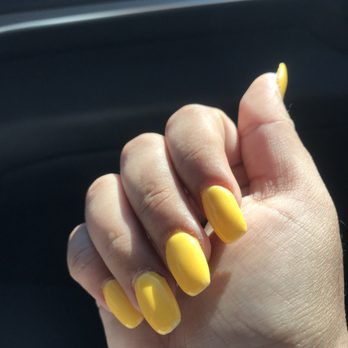 Fancy Nails - That was the final result all bold and has no coffin shape to it - Nail Salons Near Me - Van Buren, Arkansas