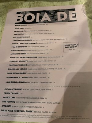 Menu photo 7 Boia De Miami, FL