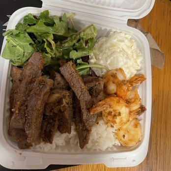 Sam's Kitchen - Steak and shrimp plate - Food Stands Near Me - Honolulu, Hawaii Sam's Kitchen - Steak and shrimp plate - Food Stands Near Me - Honolulu, Hawaii