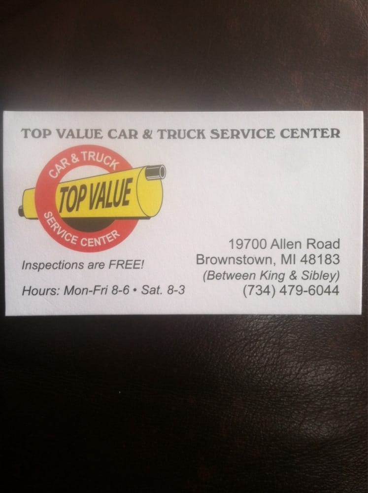 TOP VALUE CAR & TRUCK SERVICES CENTER Updated September 2024 19700