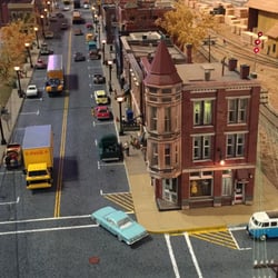 Greeley Freight Station Museum - Lifelike city scene