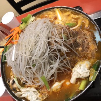 The Owl - Pork bone soup with extra glass noodle - Korean Near Me - Toronto, Ontario The Owl - Pork bone soup with extra glass noodle - Korean Near Me - Toronto, Ontario