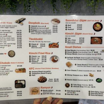 Kingbob - menu september 2025 - Korean Near Me - San Francisco, California