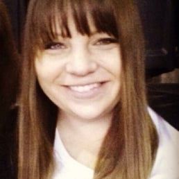 My last hair cut, Jeannie gave me bangs and ombré hair! My last hair cut, Jeannie gave me bangs and ombré hair!