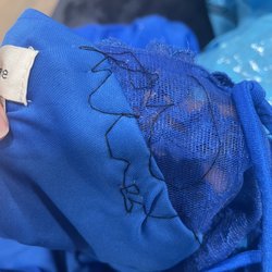 Trendz - The other side of the top of the dress (looks like a child sewed it)