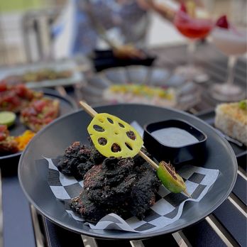 HATCH - Squid Ink Karaage Avo Tuna Toast - Japanese Near Me - Los Angeles, California HATCH - Squid Ink Karaage Avo Tuna Toast - Japanese Near Me - Los Angeles, California