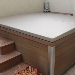 New spa cover.