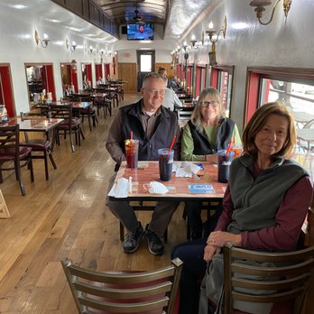 Big Tex Bar-B-Que - Railroad car interior - nice! - Barbeque Near Me - Willcox, Arizona