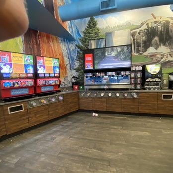 Maverik Adventure's First Stop - a view of a large television set in a store - Gas Stations Near Me - Franklin, Idaho
