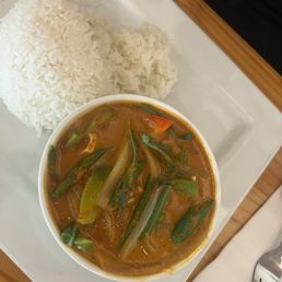 Panang Curry Plate Panang Curry Plate