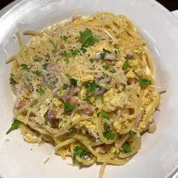 Pacioni's Pizzeria - House special that day: Carbonara. - Italian Near Me - Mount Vernon, Washington Pacioni's Pizzeria - House special that day: Carbonara. - Italian Near Me - Mount Vernon, Washington