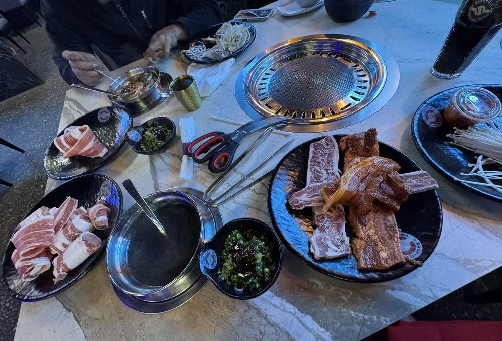 Food from Nashville Korean BBQ & Hot Pot
