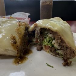 Steak burrito suizo