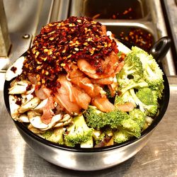 Peg's Bistro - How spicy you want your stir fry to be ?