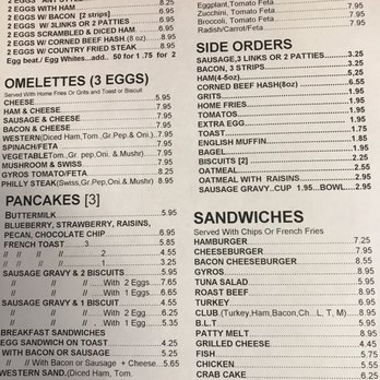 My Nanny's Restaurant - Menu July 2021 - American Near Me - Spring Hill, Florida