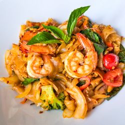 Thai Money - Pad Kee Mao (Drunken Noodle) with Shrimp