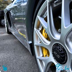 Flow Auto Care - Detailing the beautiful Porsche Spyder RS in needham, MA, a truly beauty