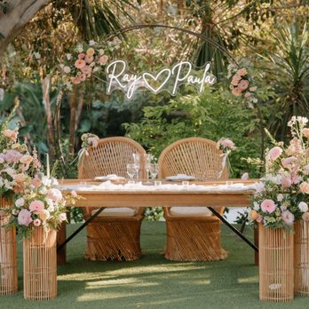 Jamul Flowers - Reception set up using pieces from ceremony - Florists Near Me - Spring Valley, California Jamul Flowers - Reception set up using pieces from ceremony - Florists Near Me - Spring Valley, California