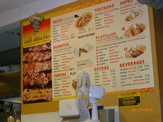 Menu photo 2 Las Asadas Chicago, IL