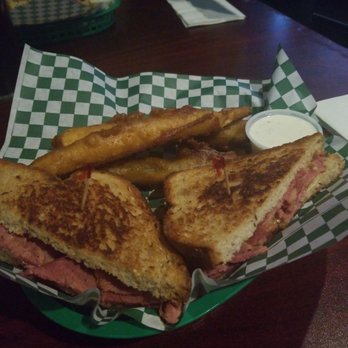 Liam's Irish Pub - Corned beef sandwich with zucchini fries. - Karaoke Near Me - Colton, California