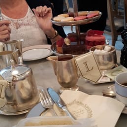 Afternoon tea at Laduree Harrods