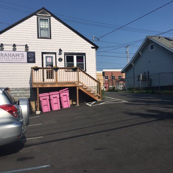 Graham’s Coffee Parlor - Back Parking Lot - Coffee & Tea Near Me - Schenectady, New York