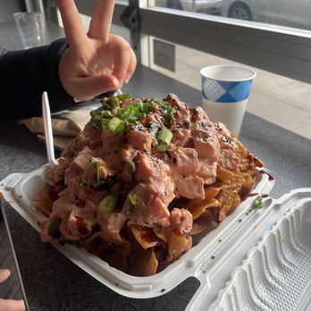 Grind Wit Tryz - Spicy ahi nachos - Filipino Near Me - Portland, Oregon