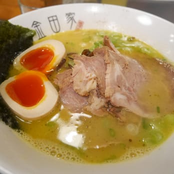 Kanada-Ya - chicken-paitan plus a perfect egg - Ramen Near Me - London, XGL Kanada-Ya - chicken-paitan plus a perfect egg - Ramen Near Me - London, XGL