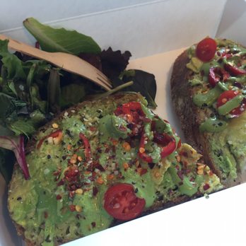 Elite Week: Vitality Tap - Avocado toast with all the toppings... Didn't see that last addition of chili flakes... Packed a punch in the morning! - Yelp Events Near Me - San Diego, California Elite Week: Vitality Tap - Avocado toast with all the toppings... Didn't see that last addition of chili flakes... Packed a punch in the morning! - Yelp Events Near Me - San Diego, California
