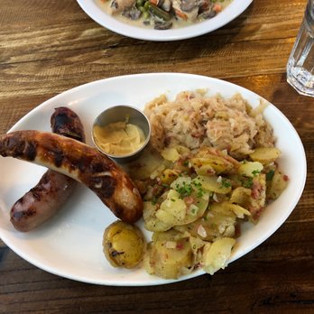 Weller's Bistro - Bratwurst Plate - German Near Me - Layton, Utah Weller's Bistro - Bratwurst Plate - German Near Me - Layton, Utah