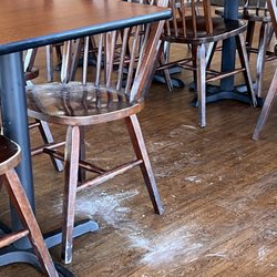 Dickey's Barbecue Pit - Floors were filthy, we were the only ones there and we didn't make the mess....