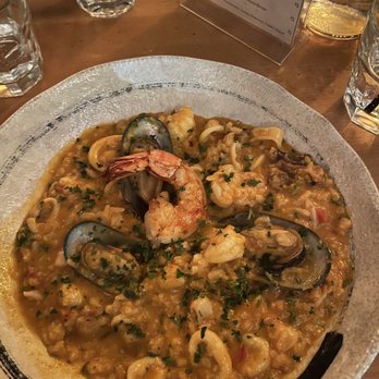 Brava Garden Eatery - Seafood Risotto (special) - Wine Bars Near Me - Pleasanton, California