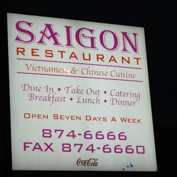 Saigon Restaurant - streetside sign - Vietnamese Near Me - Portland, Maine Saigon Restaurant - streetside sign - Vietnamese Near Me - Portland, Maine