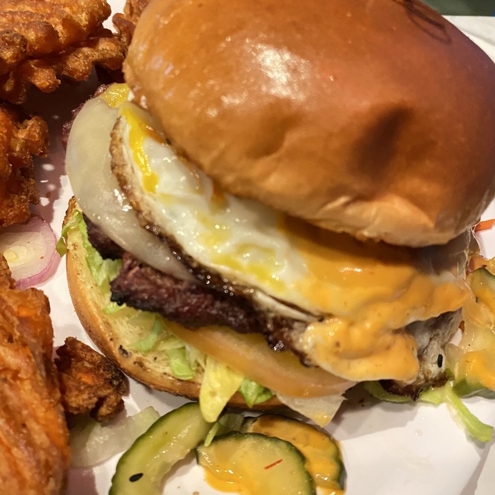 Garage Grill - Supra burger! - New American Near Me - Draper, Utah