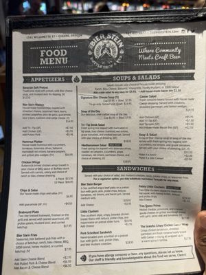 Menu photo 2 The Bier Stein Eugene, OR