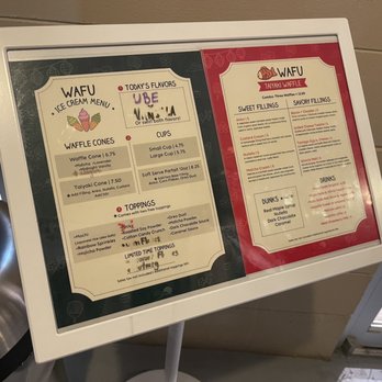 WAFU - Menu - Desserts Near Me - Orlando, Florida