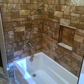 Shower Tile To Ceiling Tub Bathroom Floor Vanity New Lighting